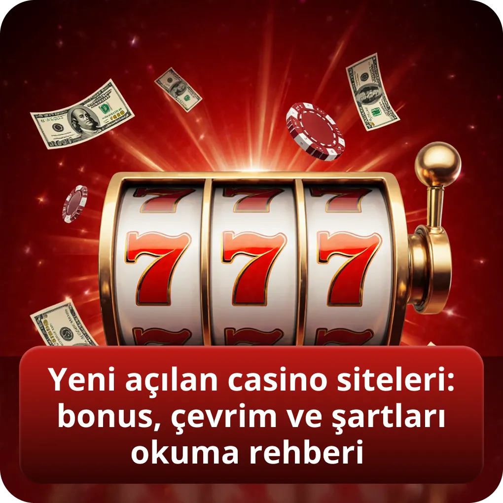 Yeni açılan casino siteleri: bonus, çevrim ve şartları okuma rehberi